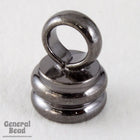 10mm Gunmetal Cord End-General Bead
