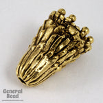 17mm Antique Gold Fringe Cone-General Bead