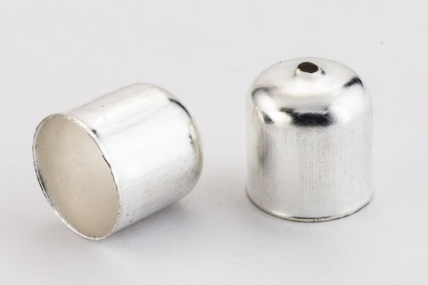 10mm Silver Smooth Rounded Bead Cone #COB001-General Bead