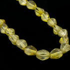 5mm Pale Yellow Three Sided Pinch Bead (30 Pcs) #CPB003-General Bead