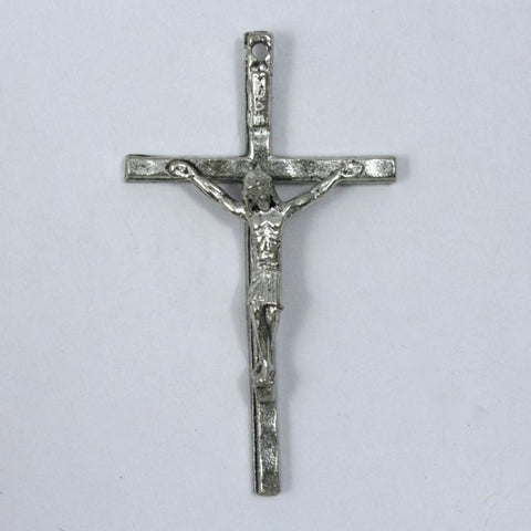 48mm Silver Crucifix-General Bead