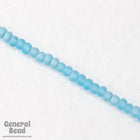 5/0 Matte Transparent Aqua AB Czech Seed Bead (20 Gm, 1/2 Kilo) #CSA091-General Bead