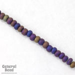 5/0 Matte Black Iris Czech Seed Bead (20 Gm, 1/2 Kilo) #CSA101-General Bead