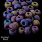 5/0 Matte Black Iris Czech Seed Bead (20 Gm, 1/2 Kilo) #CSA101-General Bead