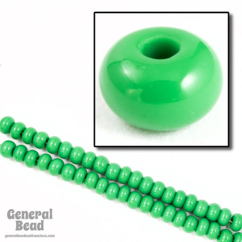 5/0 Opaque Green Czech Seed Bead (40 Gm, 1/2 Kilo) #CSA102-General Bead