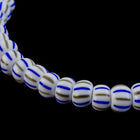 6/0 Opaque Blue/Grey Double Stripe Seed Bead (20 Gm, 1/2 Kilo) #CSB001-General Bead