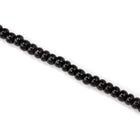 3/0 Opaque Black Czech Seed Bead (20 Gm, 1/2 Kilo) #CSQ005