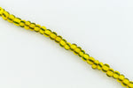 10/0 Yellow with Green Stripe Czech Seed Bead (1/2 Kilo) Preciosa #83520