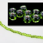 8/0 Silver Lined Lime Czech Seed Bead (1/2 Kilo) #BL776