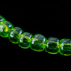 8/0 Transparent Luster Peridot Czech Seed Bead (1/2 Kilo) #BL618