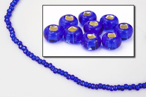 6/0 Silver Lined Capri Blue Seed Bead (40 Gm, 1/2 Kilo) #CSB022-General Bead