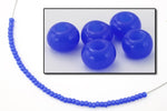 6/0 Opal Transparent Blue Seed Bead (20 Gm, 1/2 Kilo) #CSB035-General Bead
