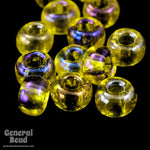 6/0 Transparent Yellow Iris Seed Bead (20 Gm, 1/2 Kilo) #CSB044-General Bead