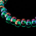 11/0 Transparent Blue Zircon AB Czech Seed Bead (1/2 Kilo) Preciosa #51710