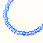 11/0 Transparent Light Sapphire Iris Czech Seed Bead (1/2 Kilo) Preciosa #31050