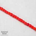 6/0 White Heart Red Seed Bead (20 Gm, 1/2 Kilo) #CSB056-General Bead