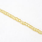 8/0 Matte Silver Lined Topaz Czech Seed Bead (1/2 Kilo) #BL006M