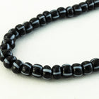 10/0 Stripe White on Black Czech Seed Bead (1/2 Kilo) Preciosa #23300