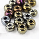 14/0 Metallic Brown Iris Czech Seed Bead (1/2 Kilo) #BL114