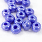 11/0 Opaque Luster Periwinkle Czech Seed Bead (10 Gm, Hank, 1/2 Kilo) #CSG369