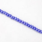 11/0 Opaque Luster Periwinkle Czech Seed Bead (10 Gm, Hank, 1/2 Kilo) #CSG369