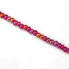 11/0 Transparent Ruby Iris Czech Seed Bead (1/2 Kilo) #BL084
