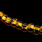 10/0 Silver Lined Dark Topaz Czech Seed Bead (1/2 Kilo) Preciosa #17110