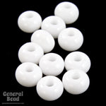 6/0 Opaque White Seed Bead (40 Gm, 1/2 Kilo) #CSB102-General Bead