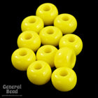 6/0 Opaque Lemon Seed Bead (40 Gm, 1/2 Kilo) #CSB108-General Bead