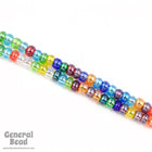 6/0 Transparent Luster Multi-Color Seed Bead (20 Gm, 1/2 Kilo) #CSB121-General Bead