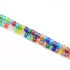 8/0 Transparent Luster Multi-Color Seed Bead (1/4 Kg) #CSD130