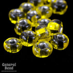 6/0 Silver Lined Yellow Seed Bead (20 Gm, 1/2 Kilo) #CSB127-General Bead