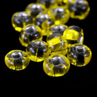 8/0 Silver Lined Yellow Czech Seed Bead (20 Gm, 1/2 Kilo) #CSD021-General Bead
