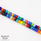 6/0 Opaque Multi-Color Seed Bead (40 Gm, 1/2 Kilo) #CSB130-General Bead