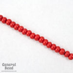 6/0 Opaque Chinese Red Seed Bead (40 Gm, 1/2 Kilo) #CSB133-General Bead