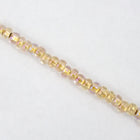 10/0 Gold Lined Crystal AB Czech Seed Bead (1/2 Kilo) Preciosa #68506