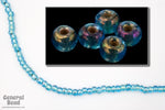 6/0 Silver Lined Light Aqua AB Seed Bead (20 Gm, 1/2 Kilo) #CSB145-General Bead