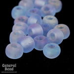 6/0 Matte Light Sapphire AB Seed Bead (40 Gm, 1/2 Kilo) #CSB159-General Bead