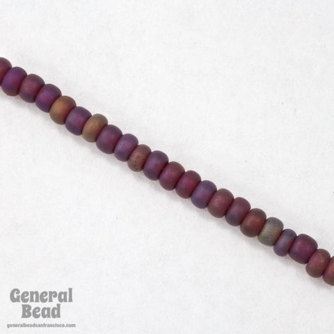 6/0 Matte Garnet AB Seed Bead (20 Gm, 1/2 Kilo) #CSB165-General Bead