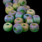 5/0 Matte Transparent Emerald AB Czech Seed Bead (20 Gm, 1/2 Kilo) #CSA090-General Bead