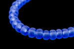 6/0 Matte Transparent Light Sapphire Seed Bead (40 Gm, 1/2 Kilo) #CSB174-General Bead