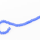 6/0 Matte Transparent Light Sapphire Seed Bead (40 Gm, 1/2 Kilo) #CSB174-General Bead