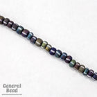 6/0 Matte Stripe Opaque Rainbow Seed Bead (10 Gm, 1/2 Kilo) #CSB185-General Bead