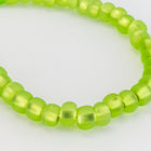 6/0 Semi Matte Silver Lined Chartreuse Seed Bead (20 Gm, 1/2 Kilo) #CSB193-General Bead