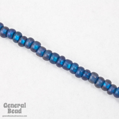 6/0 Matte Silver Lined Montana AB Seed Bead (20 Gm, 1/2 Kilo) #CSB197-General Bead