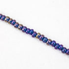 8/0 Transparent Montana Iris Czech Seed Bead (1/2 Kilo) #BL843