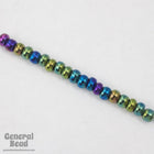 6/0 Metallic Black Iris Seed Bead (40 Gm, 1/2 Kilo) #CSB207-General Bead