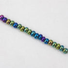 8/0 Metallic Black Iris Czech Seed Bead (1/2 Kilo) Preciosa #59205