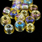 10/0 Transparent Light Topaz AB Czech Seed Bead (1/2 Kilo) #BL055