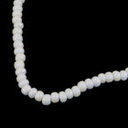 10/0 Luster White AB Czech Seed Bead (1/2 Kilo) #BL463